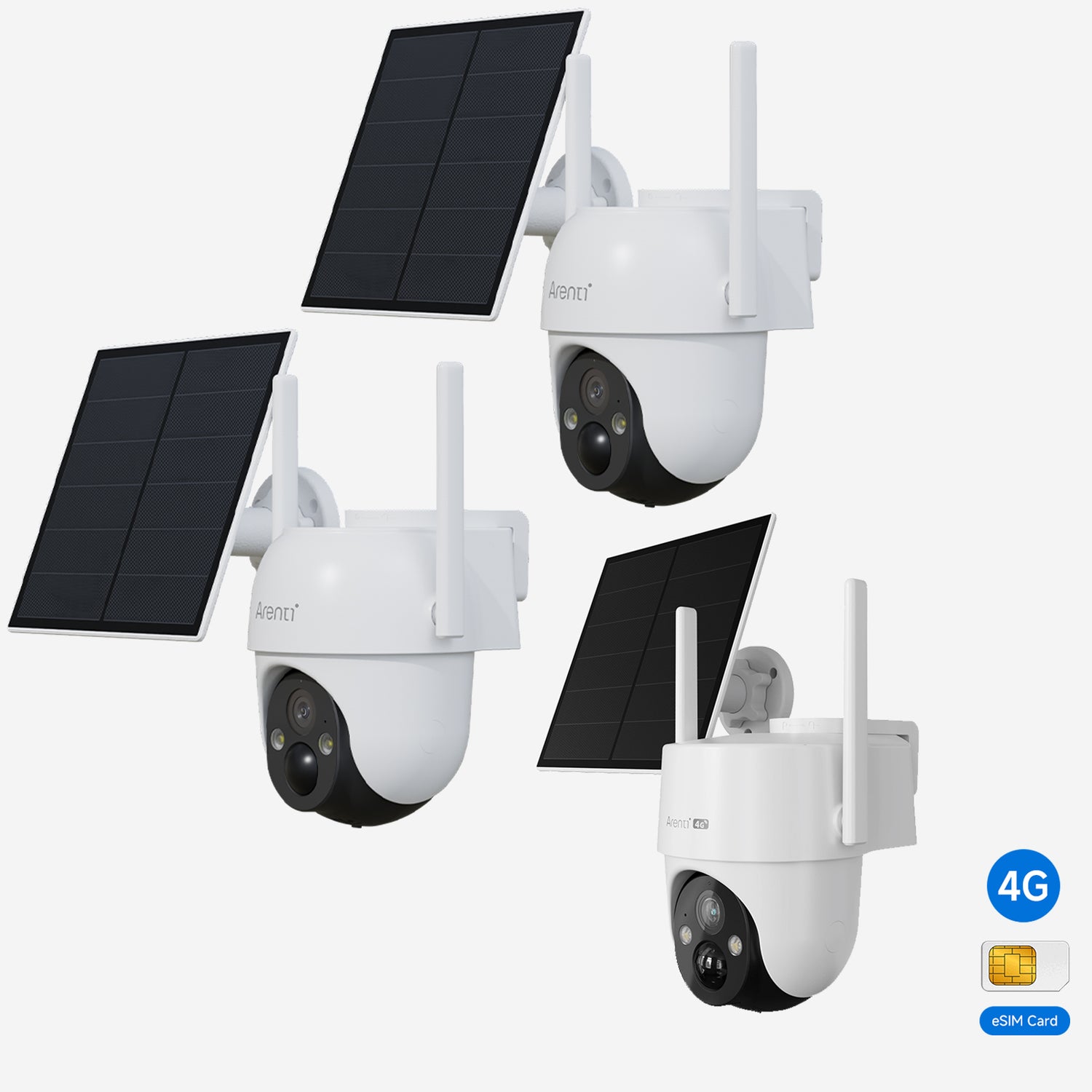 Bundle - 2 GO2T Oudoor Security Camera & GO3G 4G LTE Security Camera