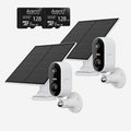 Bundle-2 GO1 Kit Oudoor Security Camera & 2 128GB SD Card