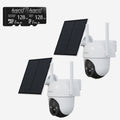 Bundle - 2 GO2T Oudoor Security Camera & 2 128GB SD Card