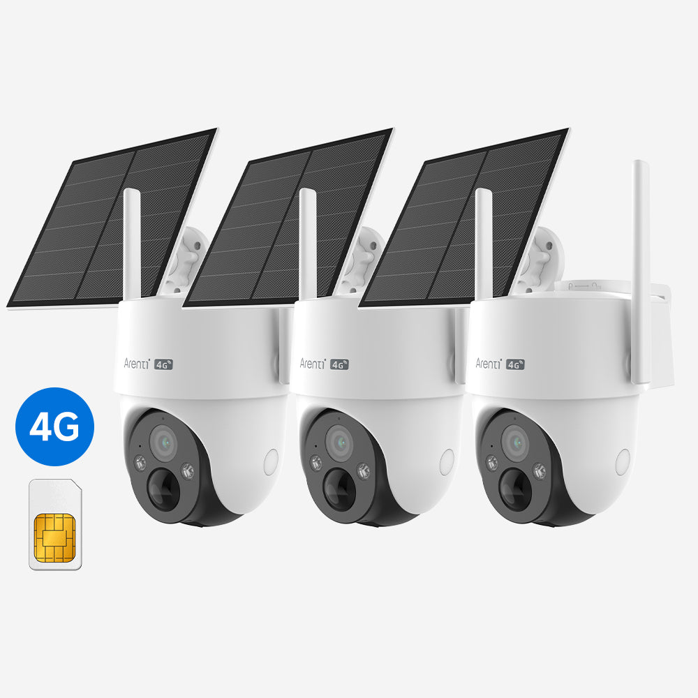 GO3G 4G LTE Security Camera (3-Cam)