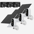 Bundle-3 GO1 Kit Oudoor Security Camera & 3 128GB SD Card