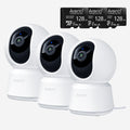 Bundle-3 P2F Indoor Security Camera & 3 128GB SD Card