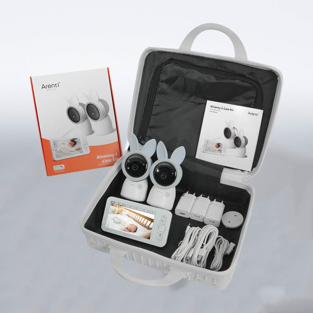 AInanny A4 Baby Monitor, Travel Case Kit