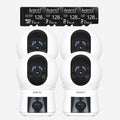 Bundle-4 P3TT Dual-Cam Indoor Camera & 4 128GB SD Card