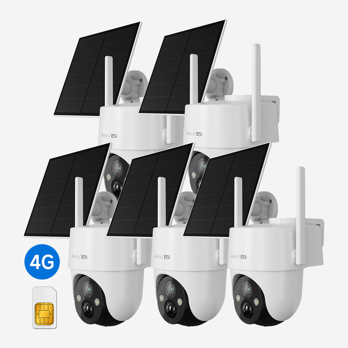 Bundle-5 GO3G 4G LTE Security Camera