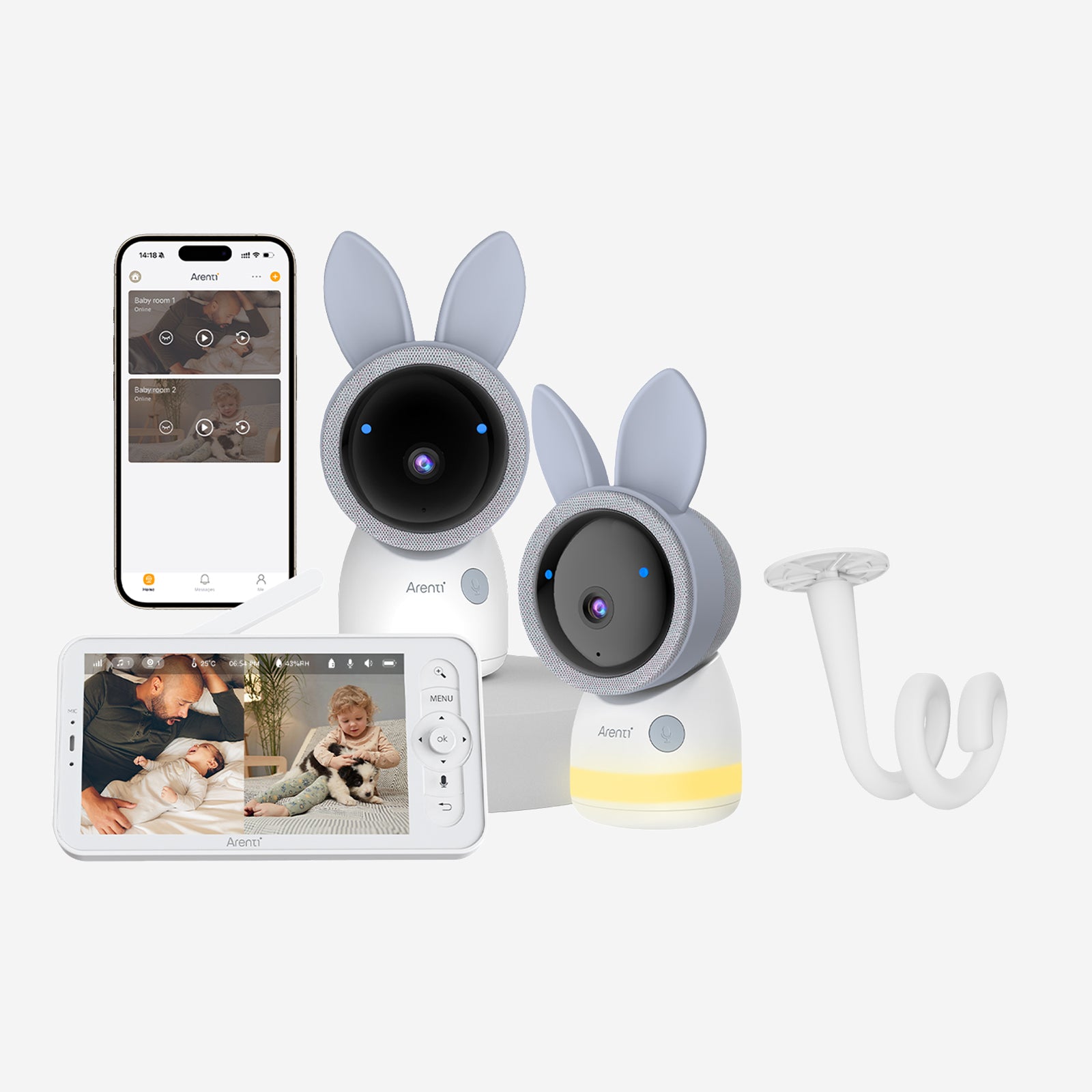 Bundle AInanny A4 Monitor & Bracket