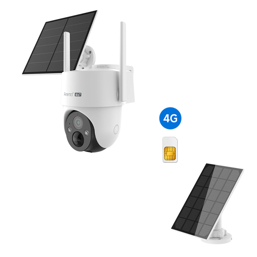 GO3G 4G LTE Security Camera & Solar Panel