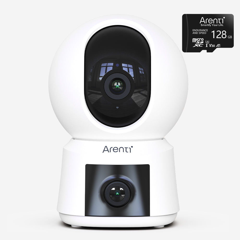 Bundle-P3TT Dual-Cam Indoor Camera & 128GB SD Card